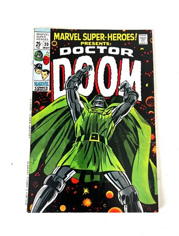 May 1969 Vol. 1 #20 Marvel Comics "DOCTOR DOOM" Comic Rare