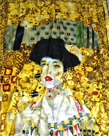 Gustav Klimt Silk Scarf 70"