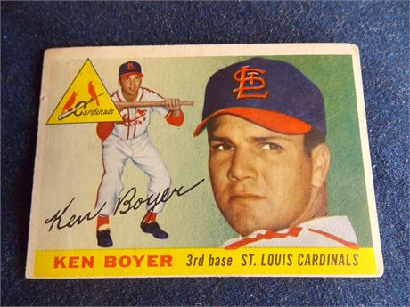 1955 Topps #125 Ken Boyer rookie card