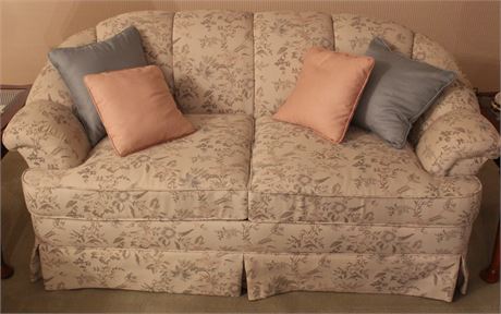 Floral Patterned Loveseat by Rowe Furniture