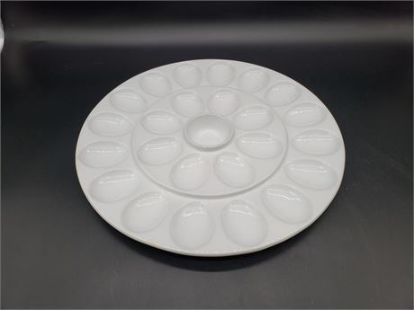 13" Ceramic Egg Tray