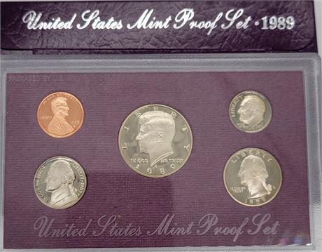 1989 S US Mint Proof Uncirculated Set