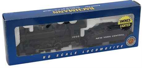 Bachmann - HO Scale - New York Central Locomotive & Tender (w/ Original Box)