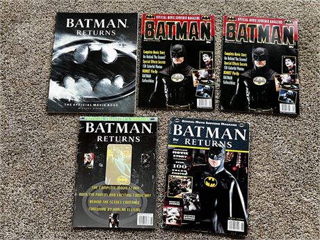 Batman Returns Movie Memorabilia Lot