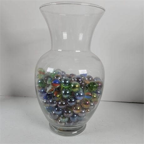 Vase w/ Marbles