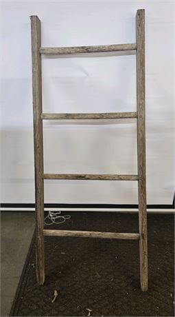 53" Wooden Ladder Decor/Shelf