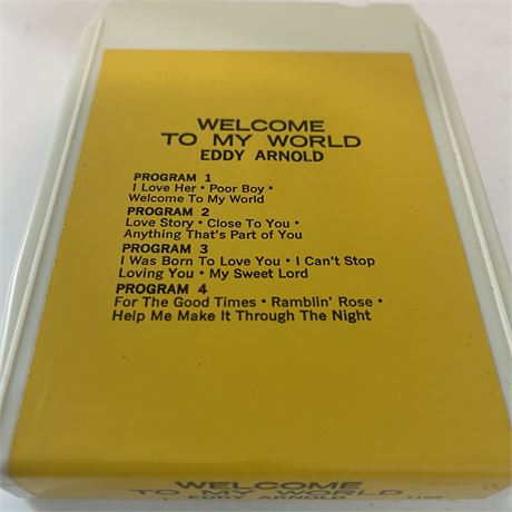 Welcome To My World Eddy Arnold Casette 1105 Tape