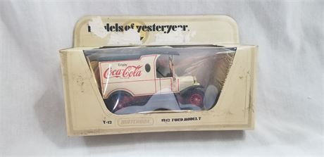 Matchbox Models of Yesteryear Coca Cola 1912 Ford Model T by Lesney