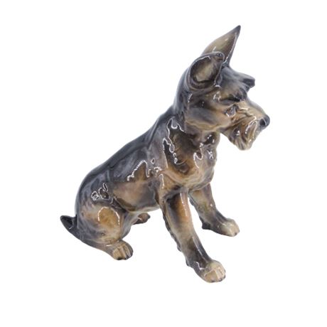 Goebel Ceramic Schnauzer Dog Figurine