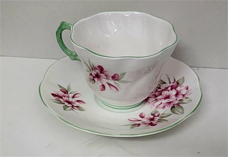Rosina floral teacup Fine Bone China Made in England