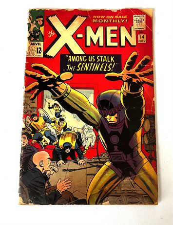 Nov. 1965 Vol. 1 Marvel Comics "X-MEN" #14 Comic