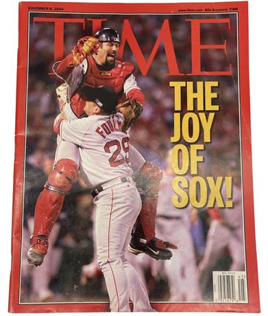 11/2004 - Time Magazine - “The Joy Of Sox!”