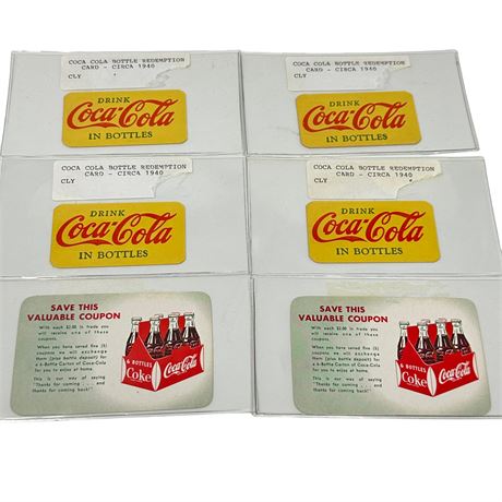 Coca Cola Coke Coupons and Redemption Cards