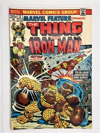 Marvel Feature The Thing and Iron-Man #12 Comic Book