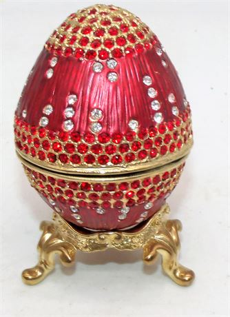 Jeweled Egg Trinket box