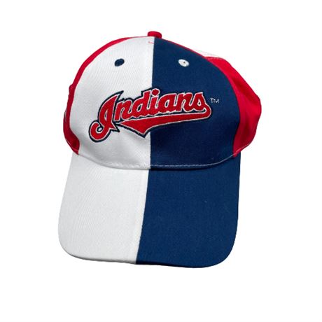 Cleveland Indians Team Colors Commemorative Cap