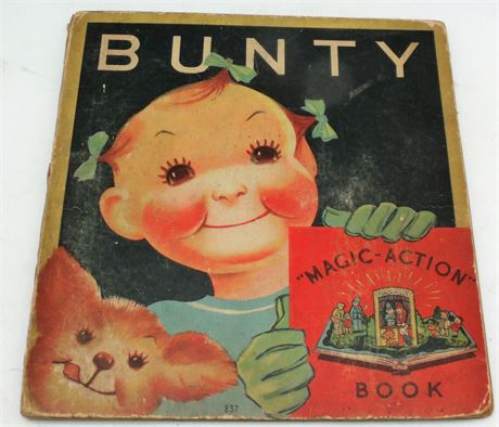 1935 BUNTY Pop Up Book magic Action