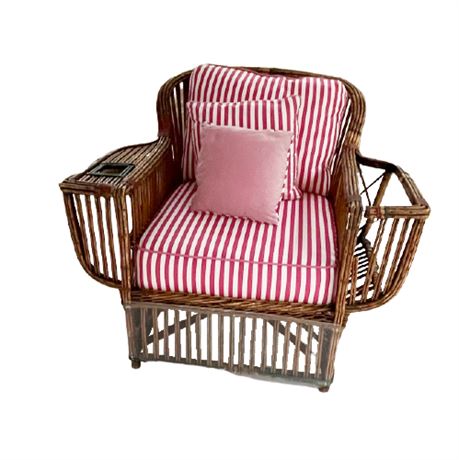 Vintage Bent and Rattan Arm Chair