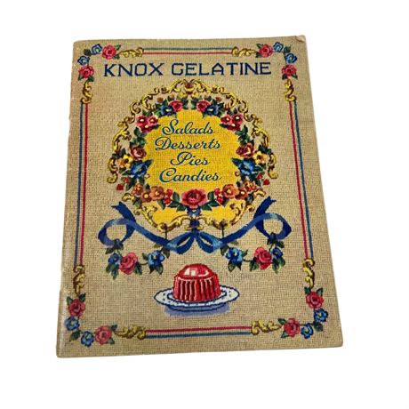 Knox Gelatine Dessert 1943 Cookbook