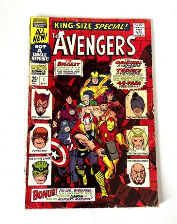 Sept. 1967  Vol. 1 #1 Marvel Comics "THE AVENGERS" Comic Rare