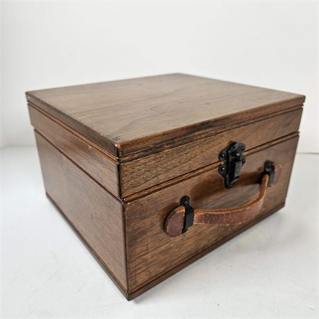 Vintage Copper Lined Wood Box