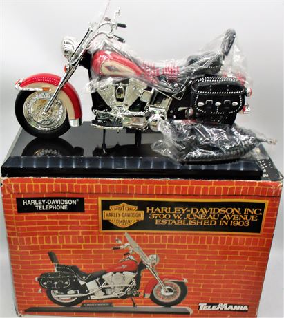 Harley Davidson Telephone 15" & Box