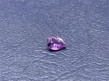 0.7ct Faceted Amethyst Gem Loose Purple Gemstone