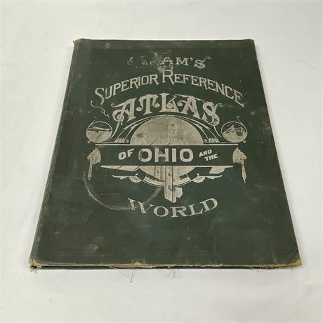 1909 Gram's Superior Reference Atlas of Ohio & The World