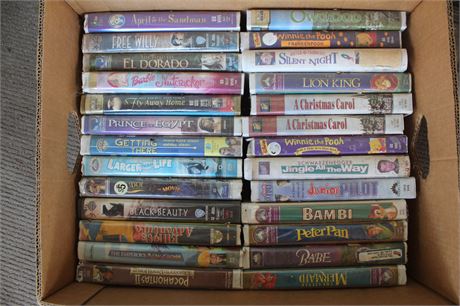 Rust Belt Revival Online Auctions - Kids VHS Movies