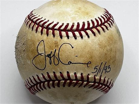 1993 Autographed Jeff Conine Single Signed Baseball ONL BAll