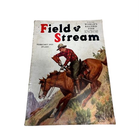 February 1933 Field & Stream Magazine