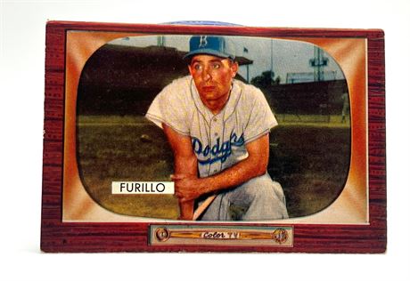 Carl Furillo Dodgers Topps #169 Baseball Card