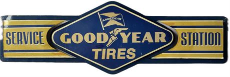 Goodyear Advertising Tin Sign