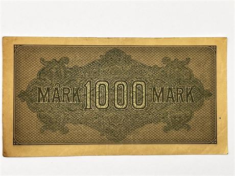 1922 Germany 1000 Mark Note