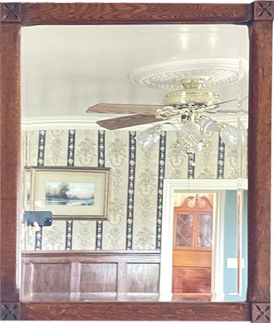 Antique East Lake Wall Mirror