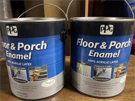 Rust Belt Revival Online Auctions - (2) PPG Floor & Porch Enamel Satin ...