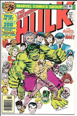 The Incredible Hulk #200 -(Marvel 1976)- Anniversary Issue-Silver Surfer App.