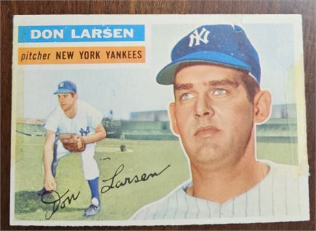 1956 Topps Don Larsen #332 New York Yankees Baseball Card