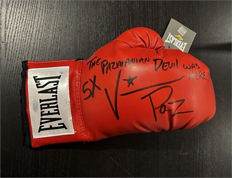 Vinny Paz Boxer Signed Boxing Glove Certified