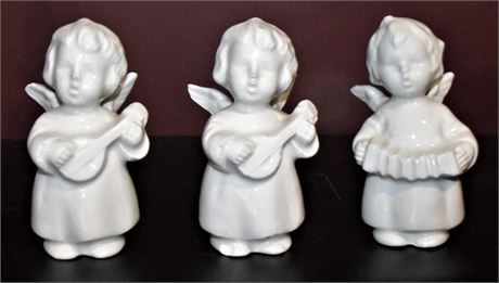 3 Sacrart Germany porcelain angels