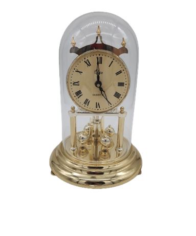 Vintage Glass Quartz Dome Clock