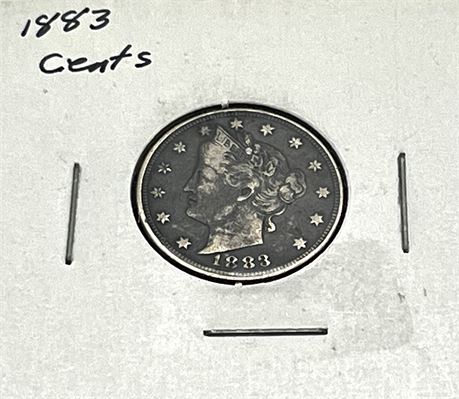1883 Silver Liberty Head V Nickel