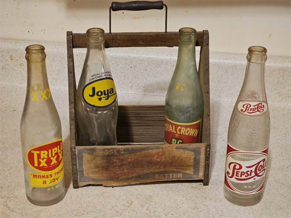 Rust Belt Revival Online Auctions - Vintage Soda Bottles And Pepsi-cola 