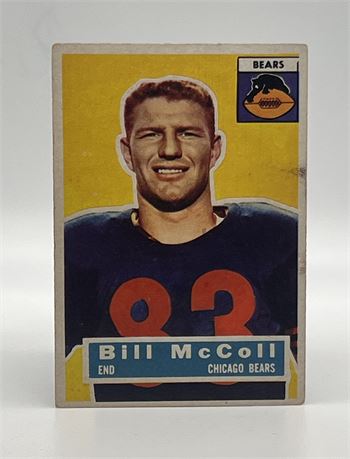 Bill McColl Chicago Bears Topps #83 Baseball Card