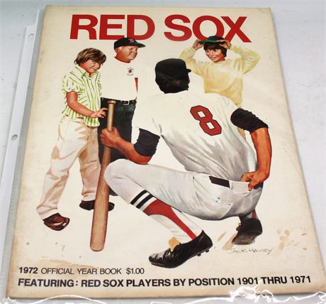 VTG Red Sox Yearbook baseball