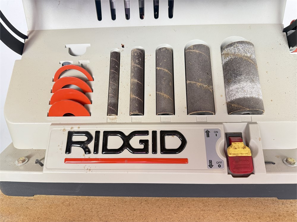 Window Edge Sander Rust Belt Revival Online Auctions - Ridgid Belt Sander