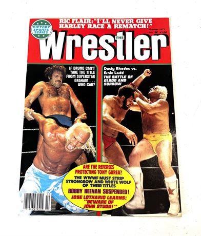 The Wrestler Oct. 1977 Magazine