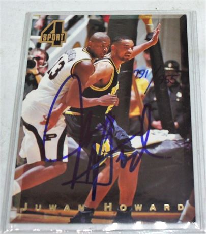 Autographed Basketball Card Numered