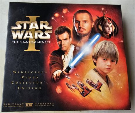 Star Wars The Phantom Menace 1 VHS Collector's  Edition