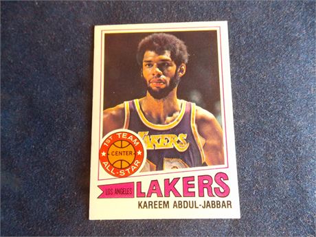 1977-78 Topps #1 Kareem Abdul-Jabbar
